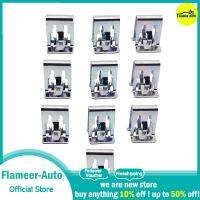 Flameer 10ชิ้นคลิปยึดรถเหล็กยึดอัตโนมัติสำหรับรถยนต์ Pannel