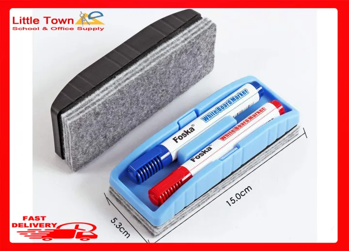 Whiteboard eraser Reusable Duster with Marker Holder Lazada PH