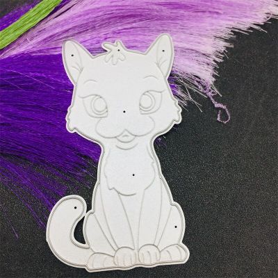 แม่พิมพ์ตัดรูปสัตว์แมวสุดสร้างสรรค์สมุดภาพ DIY Gratis Ongkir สำหรับแมวเด็ก