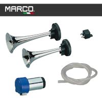 MARCO แตรเรือ CL2 12V twin metal chromed horns