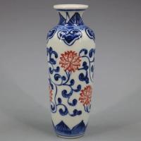 13CM Ceramic Vase Antique Collection Living Room Decoration Enamel Porcelain Home Furnishing Ornaments Housewarming Gift