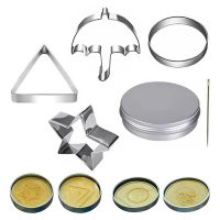 ELEGANT 3/4/5/6 Piece Stainless Steel Cookie Cutter Set Cake Mold New Year Gift Multiplayer Biscuit Game Prop Set Kitchen Baking Tools