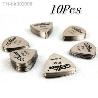 ✒ 10 Pcs Metal Guitar Pick 0.3mm Thin Durable Silver Color Professional Bass Ukelele Guitar Picks