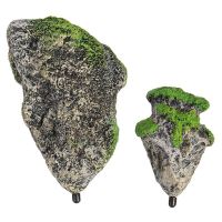 【cw】DuoBan Simulation Floating Stone Aquarium Landscaping Decoration Science Fiction Avatar Artificial Aquatic Plants Landscaping Stone Suspension Stone ！