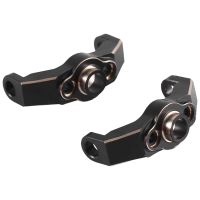 2Pcs Brass Caster Blocks C-Hub Carriers 9733 for Traxxas TRX4M TRX-4M 1/18 RC Crawler Car Upgrades Parts Accessories