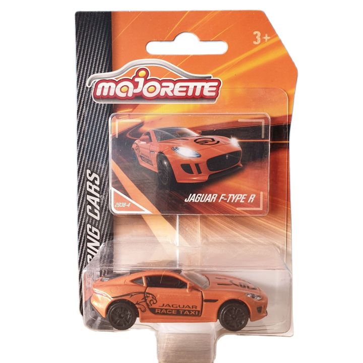 โมเดลรถเหล็ก-majorette-jaguar-f-type-r-race-taxi-racing-cars-orange-สีส้ม-เปิดประตูรถได้-โมเดลรถสะสม