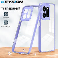 KEYSION Y22 Y22S Y35เคสสำหรับ VIVO ใสเกราะกันกระแทก4G TPU โปร่งใส + ชิ้นฝาหลังโทรศัพท์2 In 1สำหรับ VIVO Y22 Y22S Y35