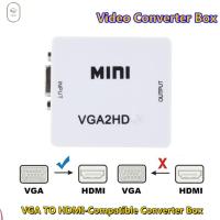 VISIONN VGA เป็น HDMI VGA เพื่อหัวแปลงสัญญาณ HDMI ตัวแปลงสายเคเบิลอะแดปเตอร์อัพเกรดเวอร์ชั่นหัวแปลงสำหรับทีวี/โปรเจคเตอร์/พีซี/จอภาพ /Hdtvdvd