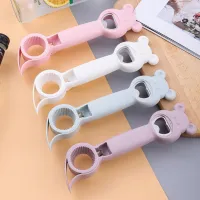 Beer Bottle Opener Eye-catching Cartoon Shape Plastic 4 in 1 Multifunctional Bottle Opener for Home Wholesale Dropshipping