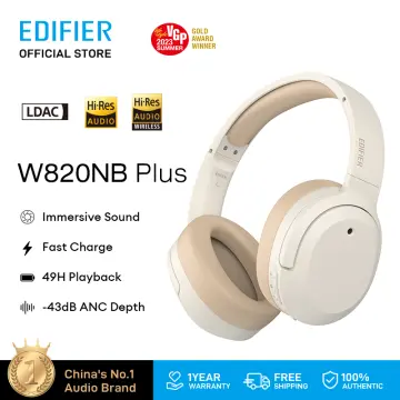 Low Price Edifier W820NB Plus ANC Headphones Certified for Hi-Res Audio  Wireless