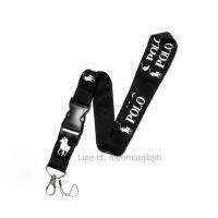 Polo Lanyard +ห่วงเล็ก สาย​คล้อง​คอ​ สาย​ห้อย​บัตร​ ลายชัดสวยไม่ลอก