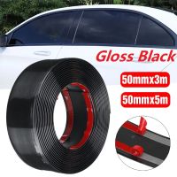 ┅ﺴ▧ Gloss Black Car Body Molding Trim Roof Grille Window Side Mirror Trim Strip Moulding Styling Trimming For Toyota/Honda/Nissan