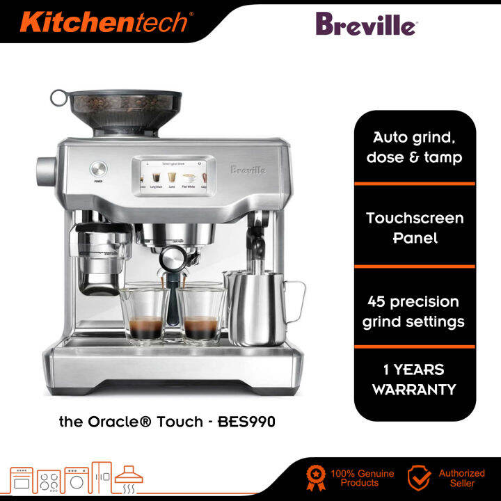 Breville BES990 the Oracle Touch Espresso Coffee Machine with