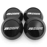 Style car 4PCS 65mm Spoon Sports Rim Hub Cap Car Wheel Center Cap Dustproof Cover