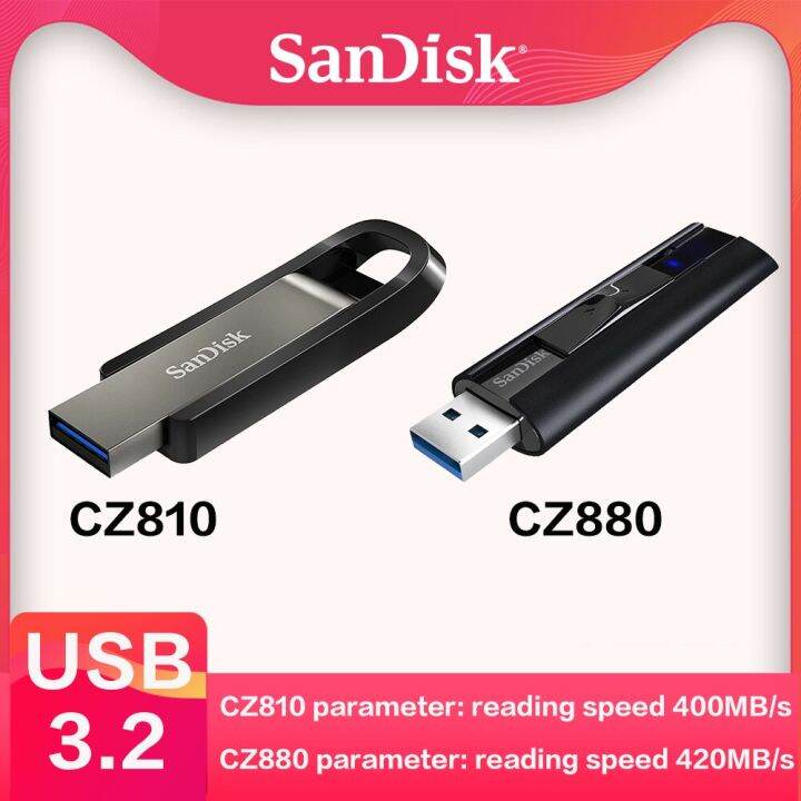 SanDisk CZ880 1TB EXTREME PRO USB 3.2 Solid State Flash CZ810 64GB