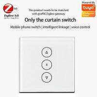 Tuya ZigBee 3.0 Curtain Blinds Switch Remote For Roller Shutter Timing Function With Google Home Alexa Voice Control Automation Camera Remote Controls