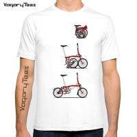 Vintage Gear Bicycle Culture Classic T-Shirt Summer Men Short Sleeve I Love My Folding Bike Print Casual Tops Hip Hop Tees