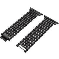 สายสำหรับ Apple Watch 38mm สไตล์ลูกปัดแฟชั่นขนาด40มม. 42มม. 44มม. สแตนเลสสายรัดสำหรับ Iwatch สายนาฬิกา1 2 3 4 5