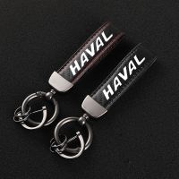 High-Grade Leather Car KeyChain 360 Degree Rotating Horseshoe Key Rings Great Wall Haval/Hover H1 H2 H6 H7 H4 H9 F5 F7 F9 H2S