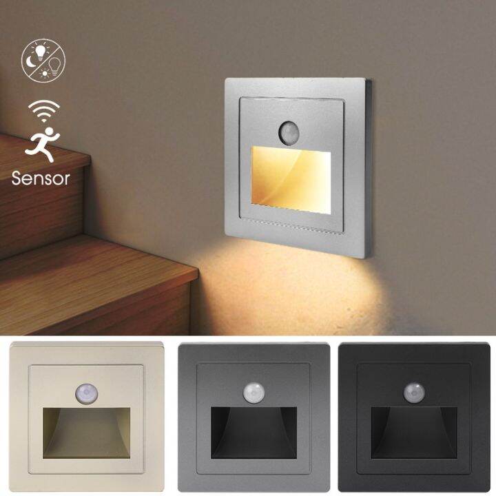 180240V Night Light Smart Light PIR Motion Detector Sensor LED Stair