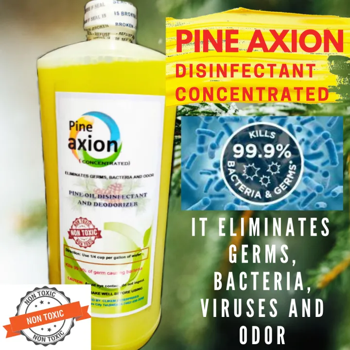 Pine Oil Disinfectant and Deodorizer Pine Axion 1 liter BUY 2 GET 1