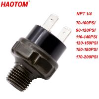 วาล์วสวิตช์ควบคุมแรงดันคอมเพรสเซอร์1/4 NPT สำหรับงานหนัก70-100PSI 110-140PSI 90-120PSI 120-150PSI 170-200PSI 150-180PSI