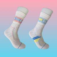 ☄▥ UZISPROACE Basketball Socks Towel Bottom High Top Practical Elite Socks Casual Video Game Pixels for Men and Women