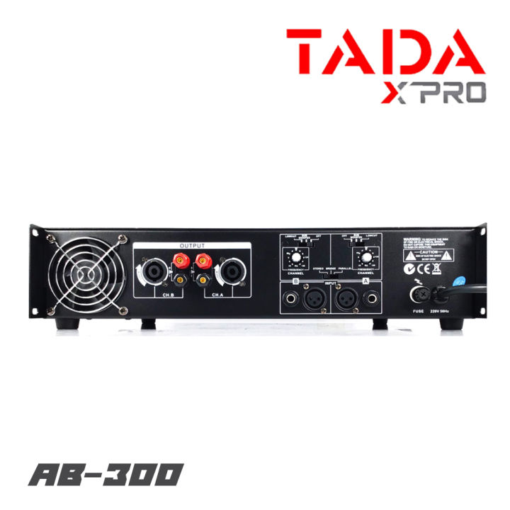 tada-ab-300-เพาเวอร์แอม-2-ch-กำลังขับ-450-2-ที่-4-โอห์ม-สินค้าใหม่แกะกล่อง-100-รับประกันสินค้า-1-ปีเต็ม