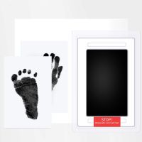 Compartment is Not Dirty Hand Baby Commemorative Hand and Foot Printing Table for Newborn Disposable Photo Frame Gift Ink Pad