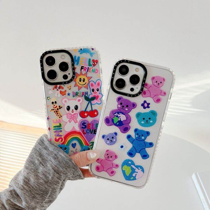 casetify-เคสโทรศัพท์มือถือ-ซิลิโคนนุ่ม-ลายการ์ตูนหมี-หัวใจ-สําหรับ-iphone-7-8-plus-x-xs-xr-11-12-13-mini-pro-max-se-2022