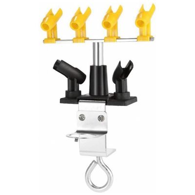 Airbrush Holder Kits Universal Clamp-on Hold Up 6 Paint Airbrush and 1 Regulator 360Degree Efficient Work