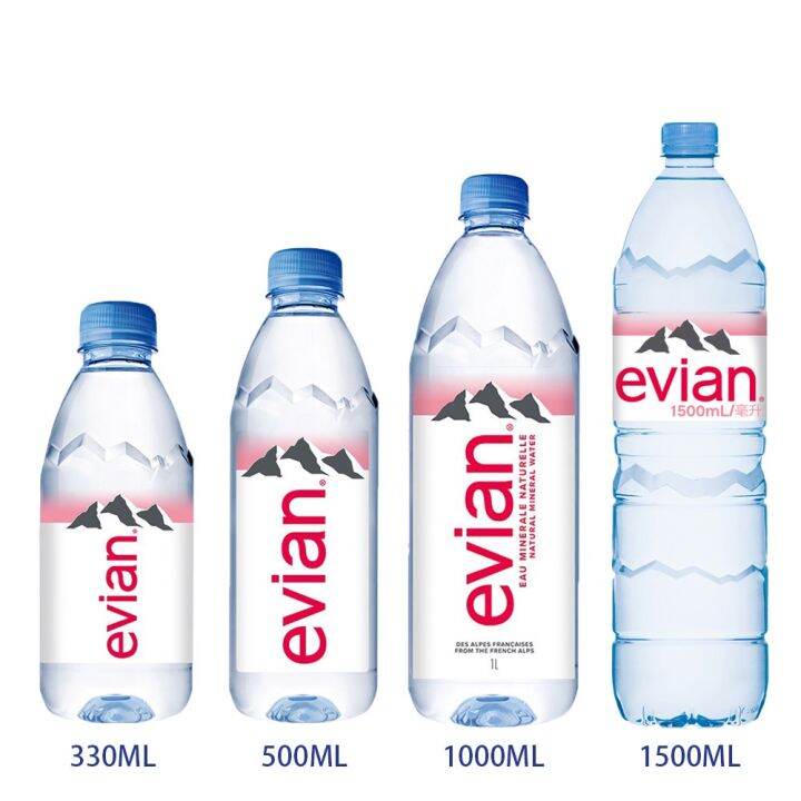 Evian Natural Mineral Water (24 X 500ml) | Lazada