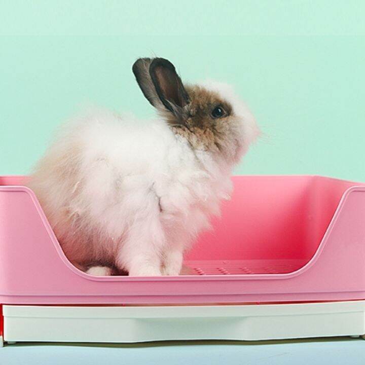 2022 latest Large Rabbit Litter Box with Drawer Place Firmly Bedpan