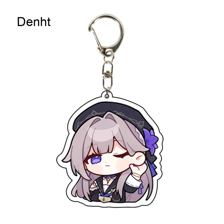 Denht Honkai: Star Rail Anime KeyChain Women Key Chain For Men Key Ring ...