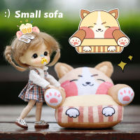 Ob11อุปกรณ์ตุ๊กตาโซฟาบ้านตุ๊กตาบ้านมินิ Corgi โซฟาสำหรับมอลลี่, Obitsu11, Ymy, GSC ร่างกาย, 1 8,112bjd ตุ๊กตา