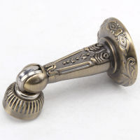 Vintage Bronze Zinc alloy Magnetic Door Stopper Holders Catch Floor Wall Mounted Doorstop Door Hardware Decorative Door Stops