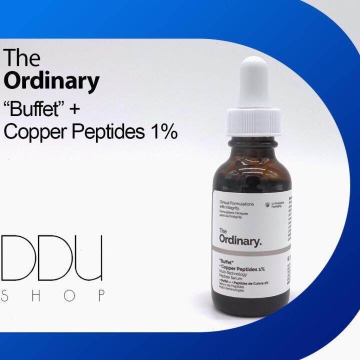 The Ordinary “Buffet” + Copper Peptides 1 30ml Lazada