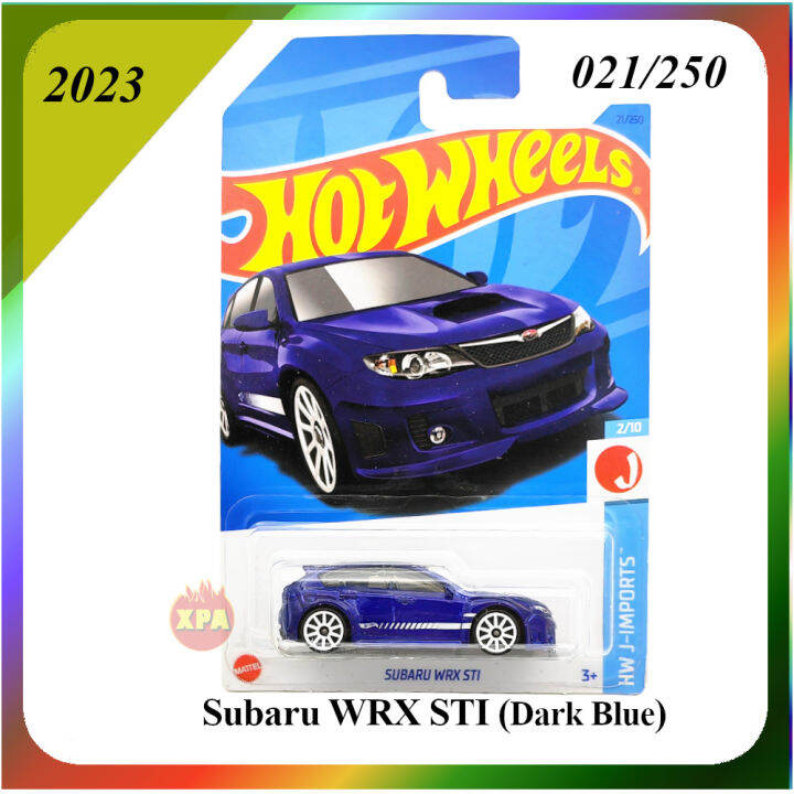 Hot Wheels JDM Diecast Cars Subaru WRX STI ( Dark Blue ) 2023 HW J