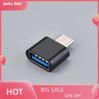 Jacky MINI Type C เป็น USB อะแดปเตอร์เชื่อมต่อข้อมูล OTG สำหรับโทรศัพท์มือถือแอนดรอยด์