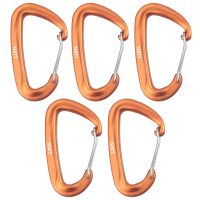 5pcs Fishing Camping Release Mountaineering Heavy Duty Large Hiking Clip Outdoor Aluminum Rappelling