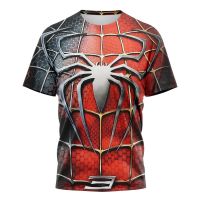 Men Marvel Spidermen 3D Printed T Shirts Casual Boy Girl Kids Fashion Streetwear Men Women Children Short Short Sleeve Cool Tops Tee T-Shirt