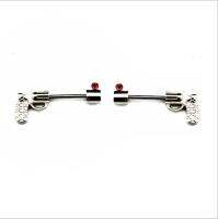 【trending】 Sky Joy Imixlot 316L เหล็กแฟชั่น Barbell Piercing Rose ดอกไม้แหวนเจาะแหวนบาร์ Body Jewely