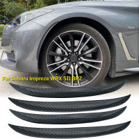 2x คาร์บอนไฟเบอร์ Fender Flare Mud Flap Arch ล้อคิ้ว Lip Strip สติกเกอร์สำหรับ Subaru Impreza WRX STi XV Forester Legacy GT