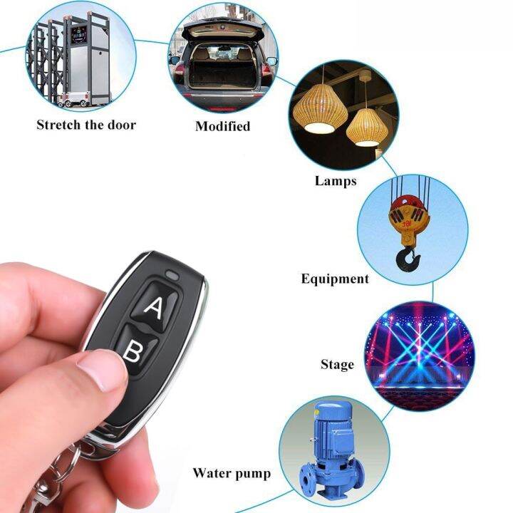 433mhz-wireless-rf-remote-control-electric-auto-cloning-duplicator-garage-opener-learning-copy-code-controller-for-door-gate