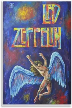 affiche ange led zeppelin