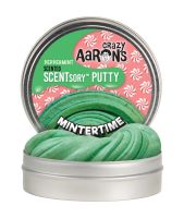 Crazy Aarons Thinking Putty พัตตี้ รุ่นมีกลิ่นหอม SCENTsory -  MINTERTIME ขนาดกระปุก 2.75 นิ้ว กลิ่นเปเปอร์มินต์ สีเขียว ดินน้ำมันวิทยาศาสตร์ ไม่มีวันแห้ง เด้งได้ ปั้นได้ ไม่ใช่สไลม์ มี มอก. ของเล่นเด็กโต ของเล่นเด็กเล็ก ของเล่นผู้ใหญ่