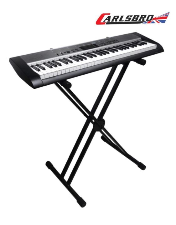 carlsbro-ขาตั้งคีย์บอร์ด-แบบตัว-x-ขาคู่-ใช้วัสดุอย่างดี-รุ่น-df007-double-brace-keyboard-stand