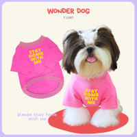 WONDERDOG เสื้อยืดรุ่นสีชมพู