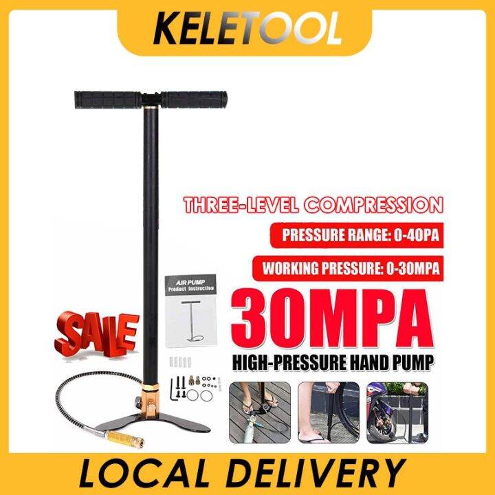 300bar 300bar 30mpa 4500psi Bicycle Floor Standing Pump MTB Road Bike