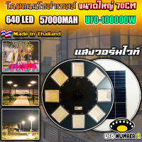 UFO SuperMAX UFO-70CM-8L-WW(เเสงวอมไวท์) รุ่นใหญ่! โคมถนนโซล่าเซลล์รุ่นใหญ่สุด 70 ซม. สว่างยันเช้า!!! รับประกัน 1 ปี